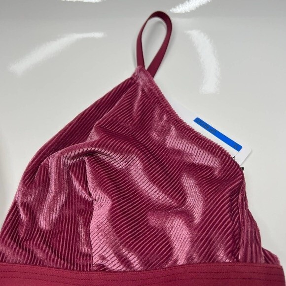 Calvin Klein bra women unlined sans double burgundy bra triangle size XL chic - Picture 11 of 13